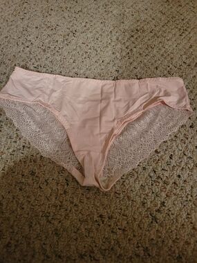 Soft Lace Bikini Panty in Pale Pink And Biege 2 Pack
